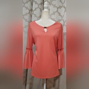 Women's Coral Bell Sleeve Top